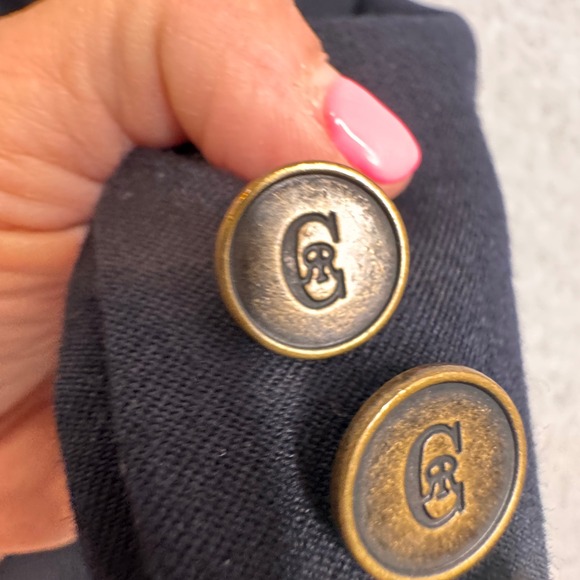 VTG Nino Cerruti Rue Royale Blazer Jacket Mens Sport Coat Navy Blue Tailored USA - Picture 4 of 11